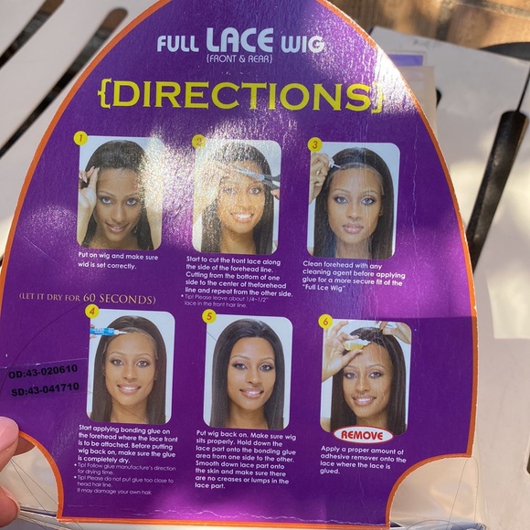 Black/  Brown  lace short wig - Picture 3 of 3